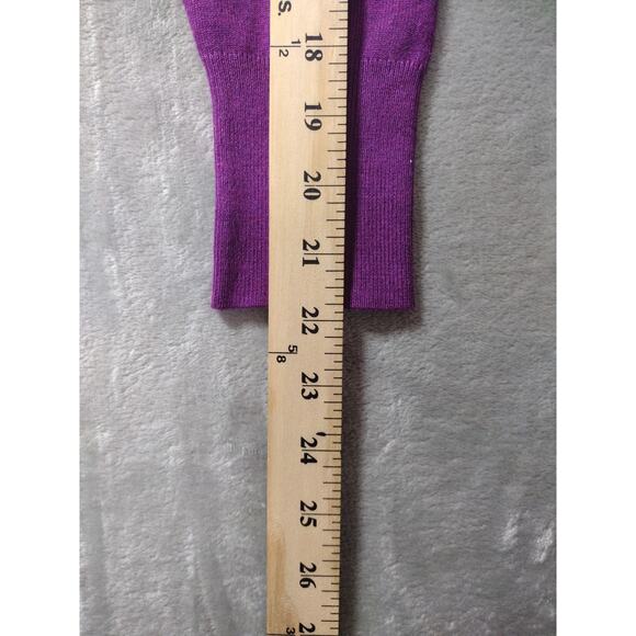 Purple V Neck Stretch Sweater Women 14/16 Lane Bryant - Picture 8 of 8